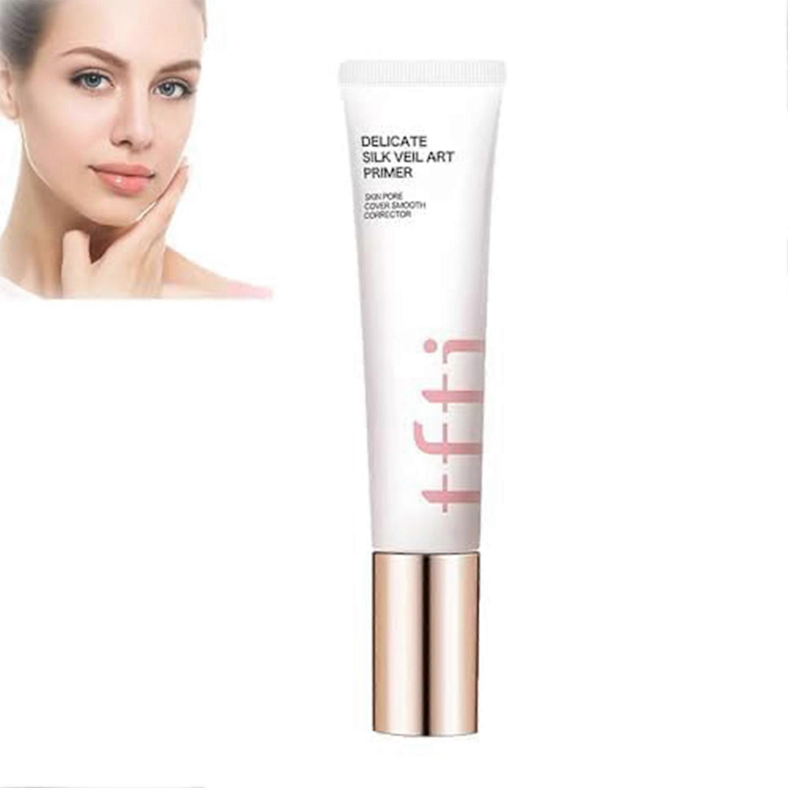Oil Control Primer Isolation Cream Brightening Skin Tone Concealer Invisible Pore Primer for Daily & Official Party Makeup