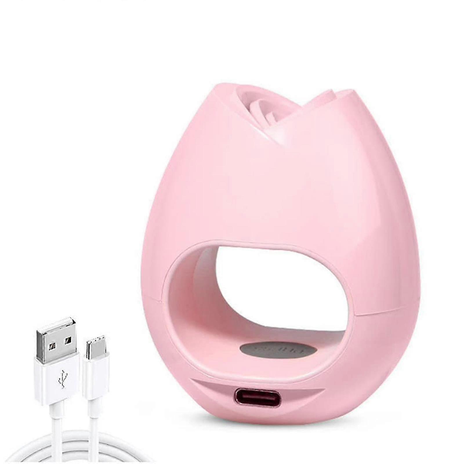Portable Rose Shape Nail Polish Baking Lamp