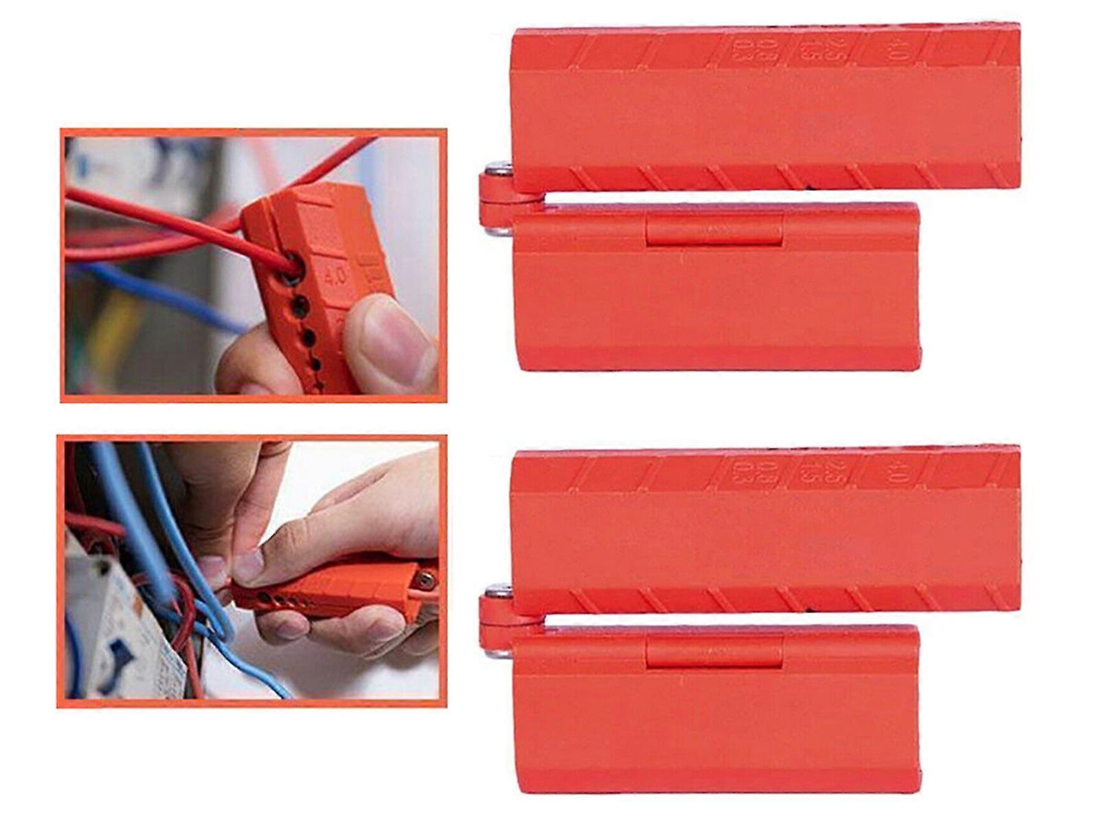 2PCS Cable Stripper Pliers Wire Dismantling Stripping Tool Cable Slitting Tools