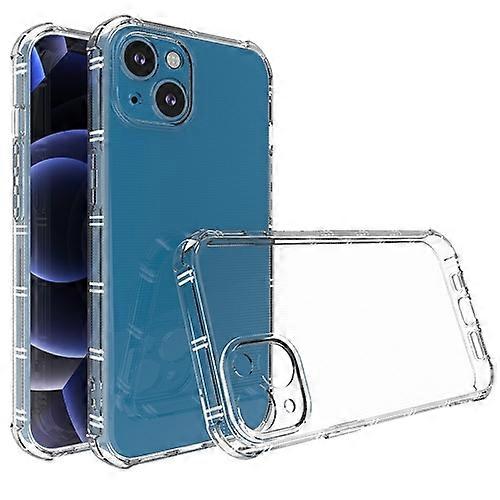 For iPhone 15 Straight Side Dual Bone Anti-fall TPU Phone Case