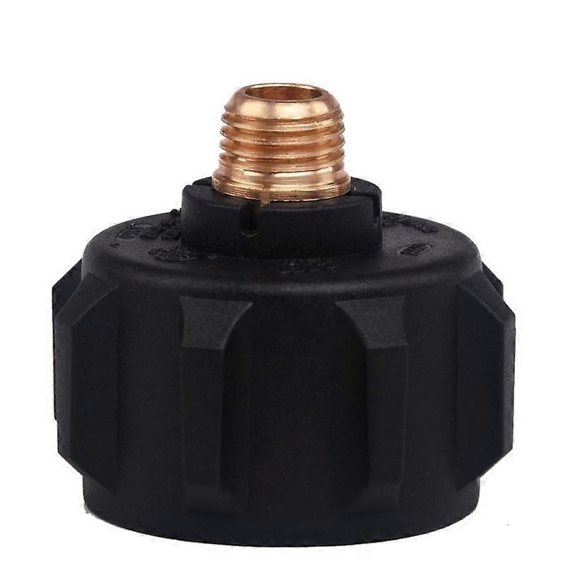 QCC1 Propane Adapter Gas Regulator Valve Fitting with Nut and 1/4 Inch Male Pipe Thread