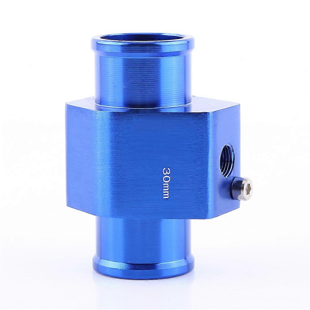 Universal Metal Car Water Temp Joint Pipe Hose Temperature Sensor Adapter Blue 30mm