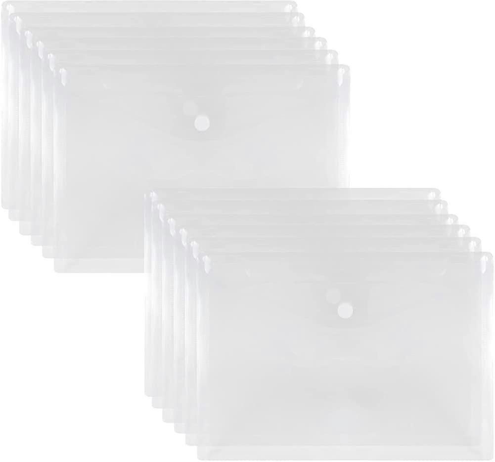 A5 Document Pouches. A5 Clear Envelope. Document Folder With Press Stud. A5