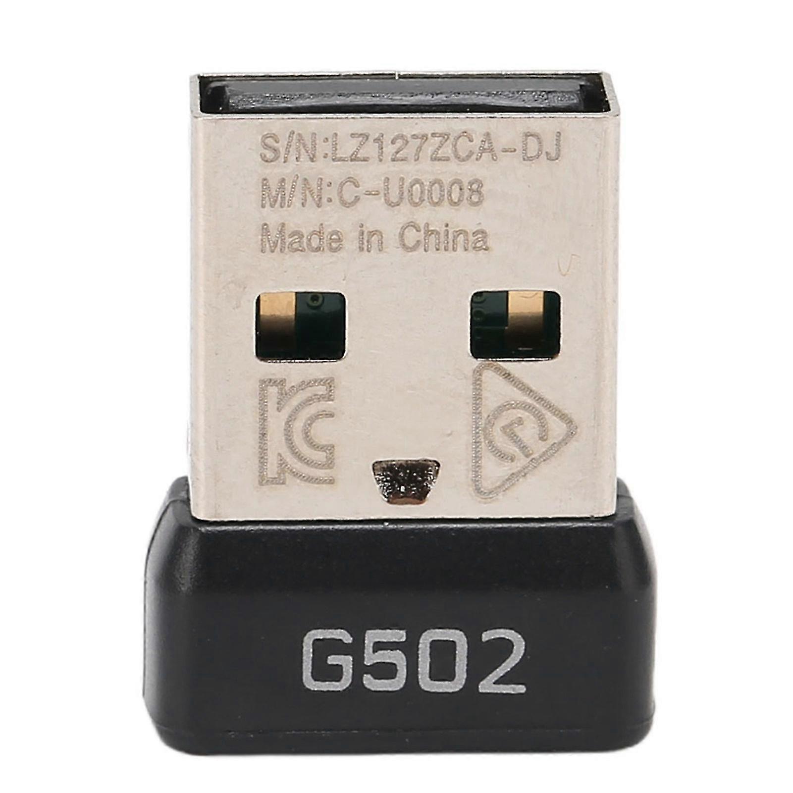 USB Receiver 2.4GHz Wireless Stable Signal Small Portable Durable ABS Metal Mouse Adapter for G502 LIGHTSPEED Mouse
