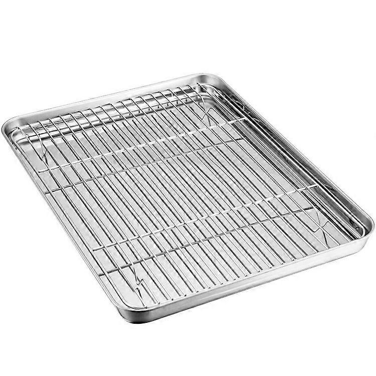 BBQ Tray for Household ovens Double-Layer Stainless Steel bakeware