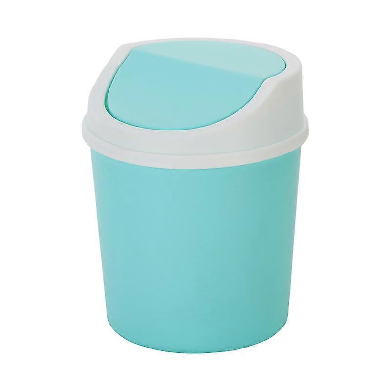 1pc Mini Swing Top Bin Table Top Desk Office