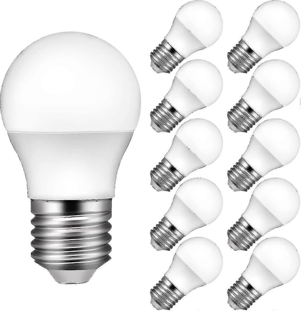 Led Bulb E27, Cool White 6000k, 3w, Pack Of 10