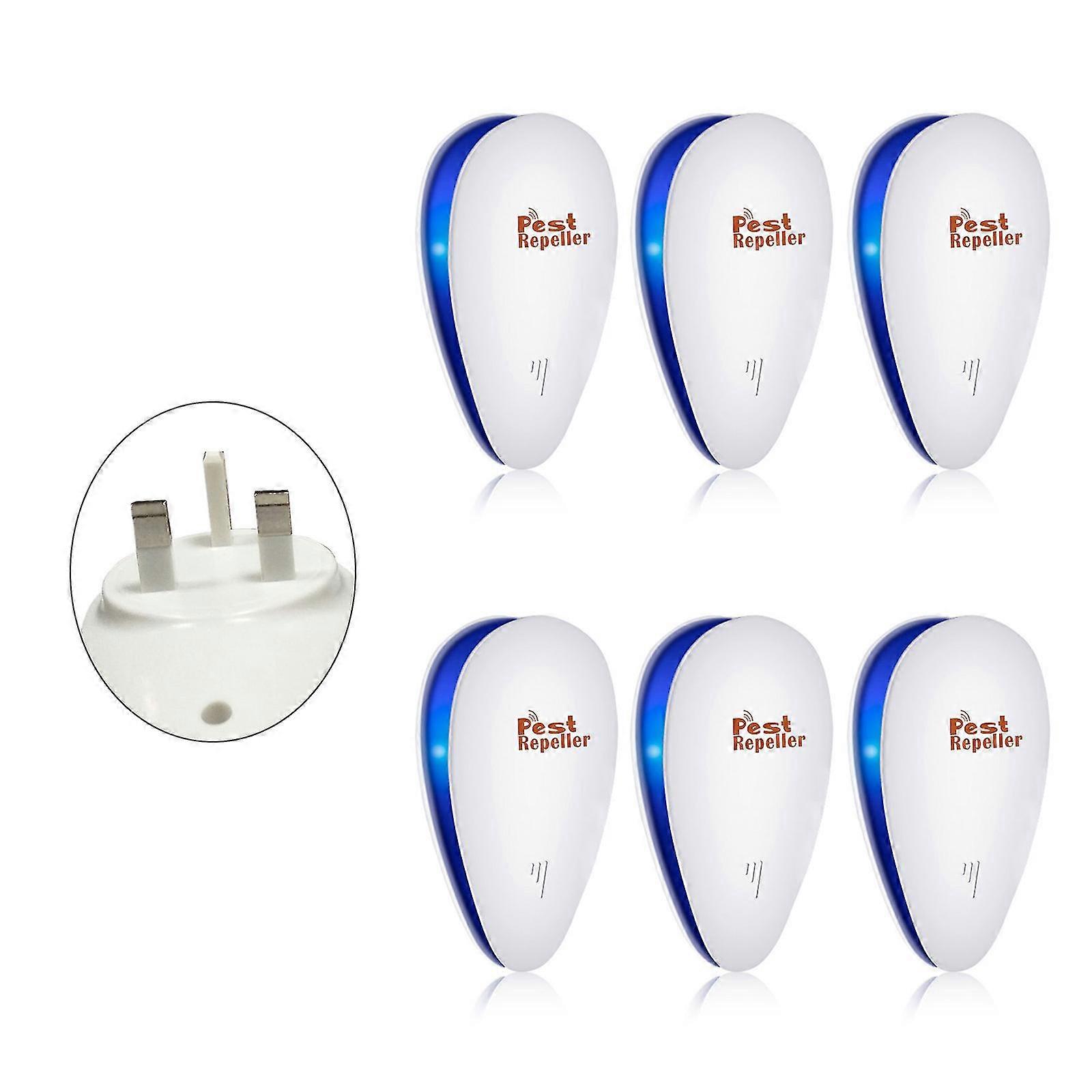 Ultrasonic Pest Repeller,  Upgrade Electronic Plug-in Pest Control Pest Repellent 6 Pack For Rodents