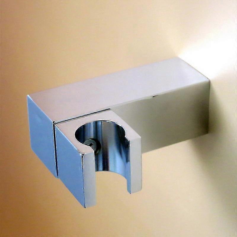 Rotating Movable Square Copper Hand Shower Fixing Bracket Hanger Shower Head Bracket (chrome) Fgao