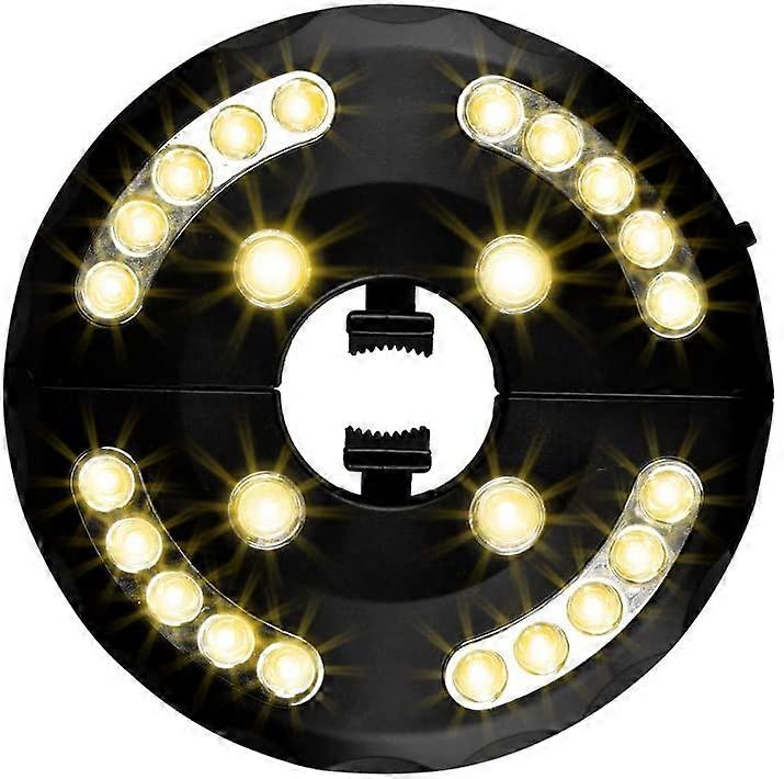 Lampe pour parasol de jardin, parasol lumineux, 24 LED, modèle à 3 éclairages, éclairage de parasol (Hot Light)
