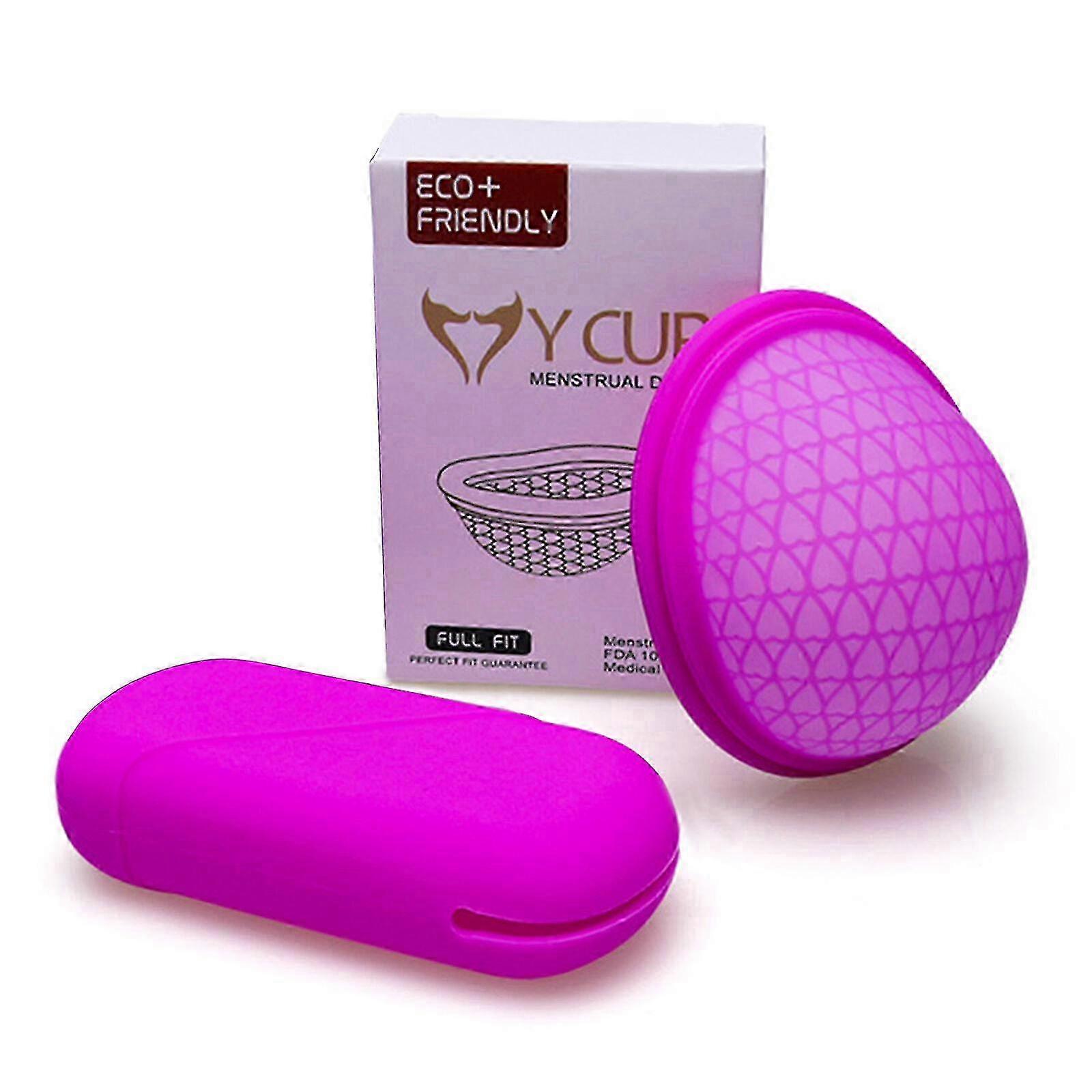 Silicone Menstrual Disc Cup Flatfit Sterilizing Menstrual Disk Period W/ce Fda - SNNGV