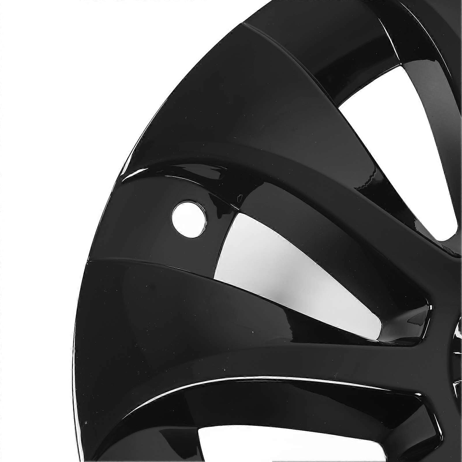 4Pcs Hubcap Wheel Covers Glossy Black Stylish Durable Strong Protection Replacement for Tesla Model Y