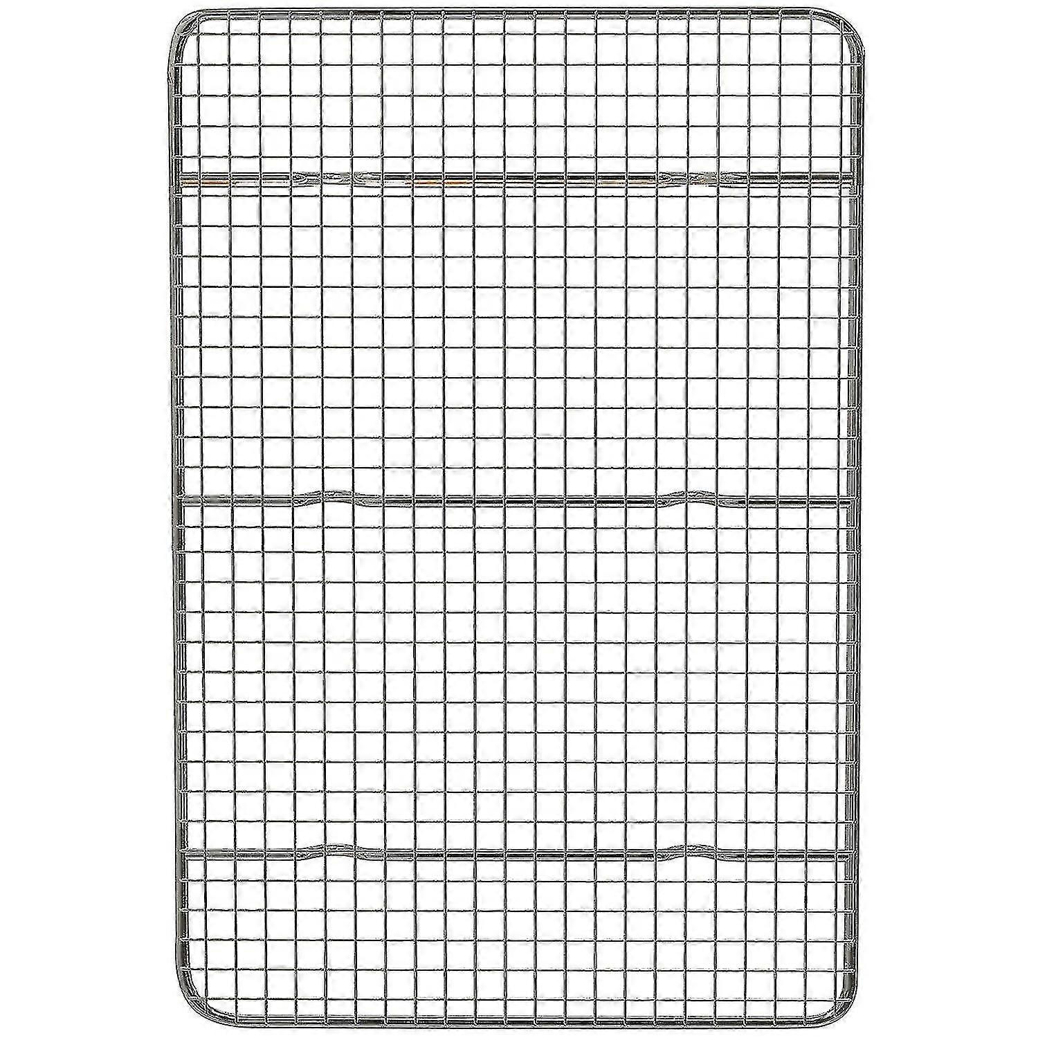 Cooling Rack And Baking Rack, Fits Quarter Sheet Pan, Stainless Steel, Wire Baking Cookie Bacon Rack