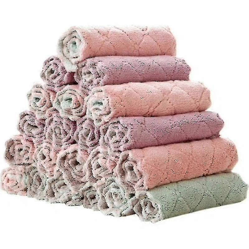 10 pcs soft cleaning cloth kitchen towel