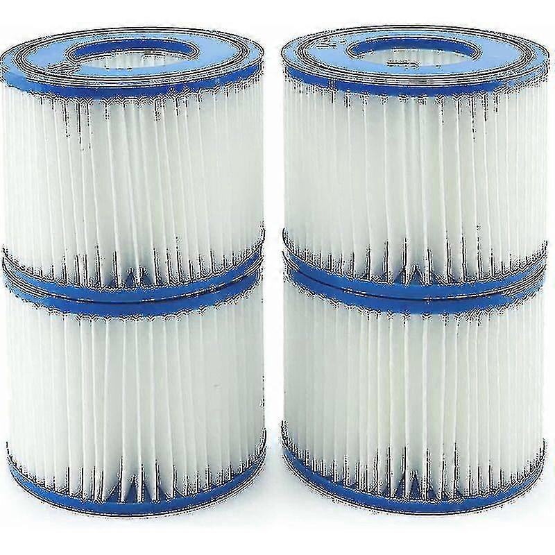 Vi Filter Elements For Bestway Lay-z-spa, Bw58323 Replacement Elements For Bestway 58239 (4 Pieces)