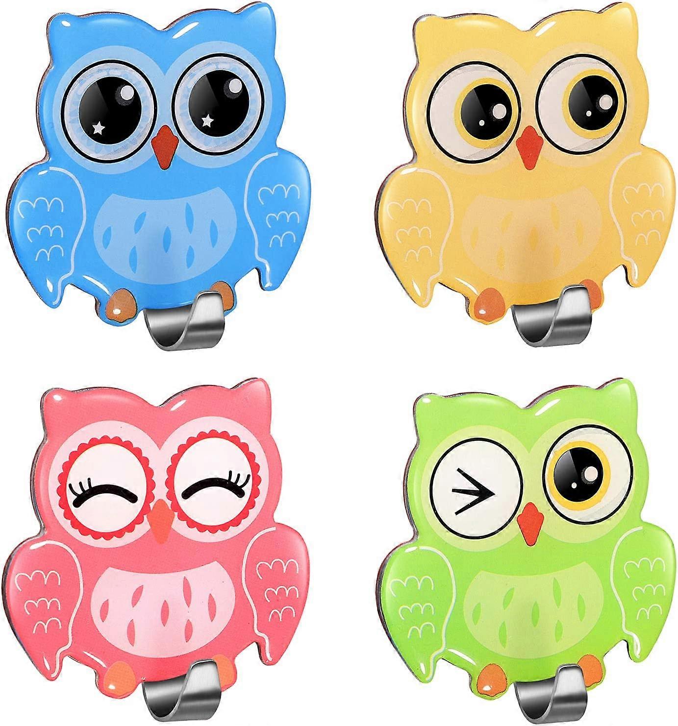 4 diely háčkovanie porte-serviettes autocollants háčkovanie hibou háčkovanie muraux c 