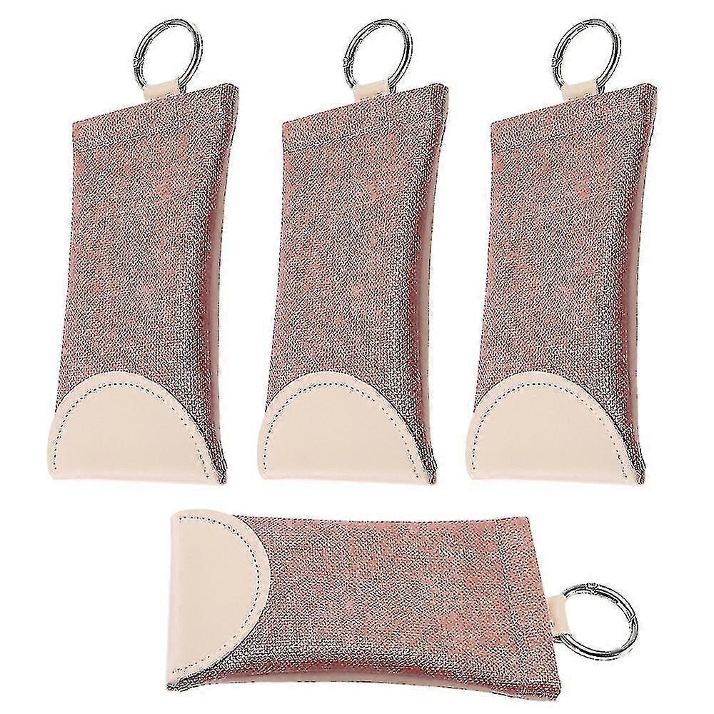 Leather Travel Sunglass Case Squeeze Eyeglass Case With Hanging Loop