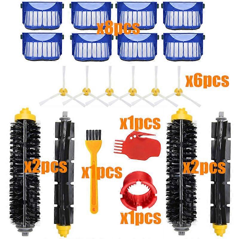 main brush Filter Replacement Accessories for iRobot Roomba 600 Series 690 680 660 651 650 610 & 500 Series Vacuum Cleaner parts