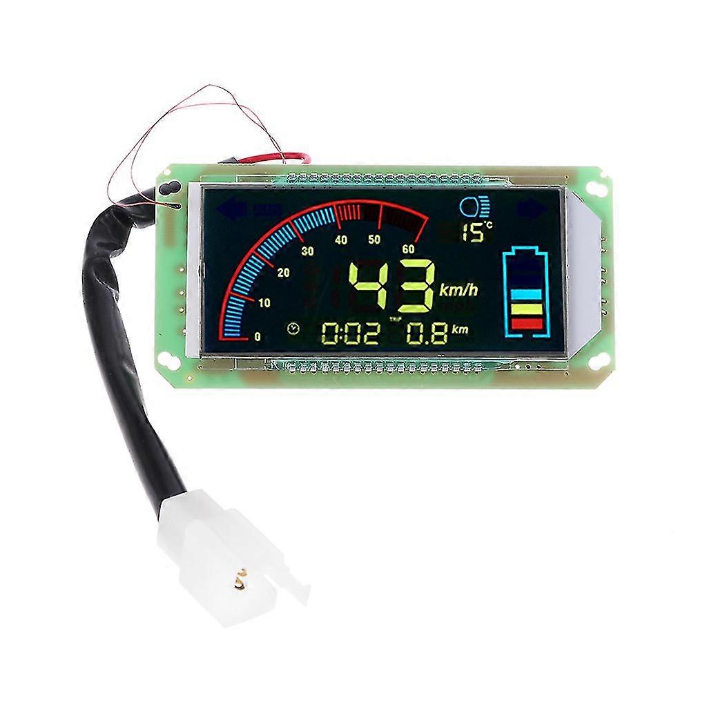 48v 60v 72v Color Display Speedometer Motorcycle Led Speed Meter Indsutrilal