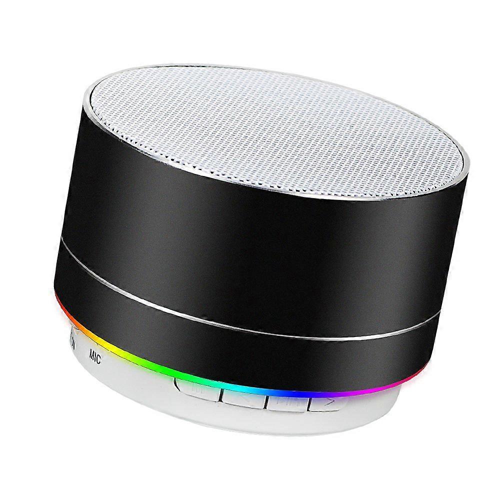 Portable Wireless Bluetooth Speaker with LED Lights, Multi-Function Indoor Outdoor Stereo Bass Bluetooth Speakers, Built-in Microphone, FM Radio, Hand