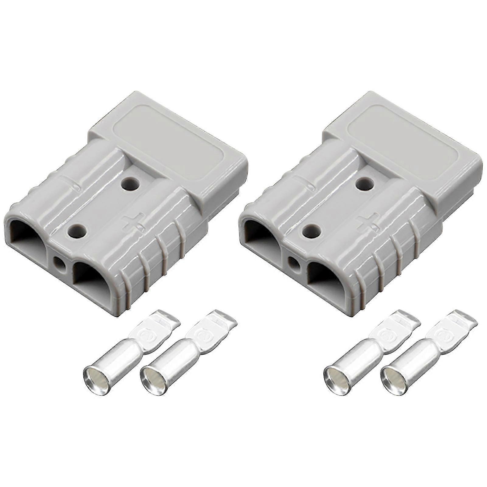 2pcs Silver-plated Terminal Solar Devices Battery Quick Connector Kit Disconnect