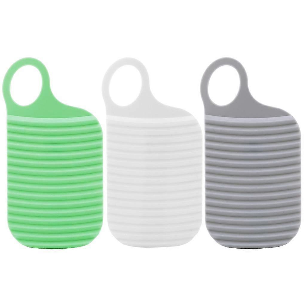 3pcs Antiskid Mini Washboard Laundry Pad For Laundry And Scrubbing Clothes