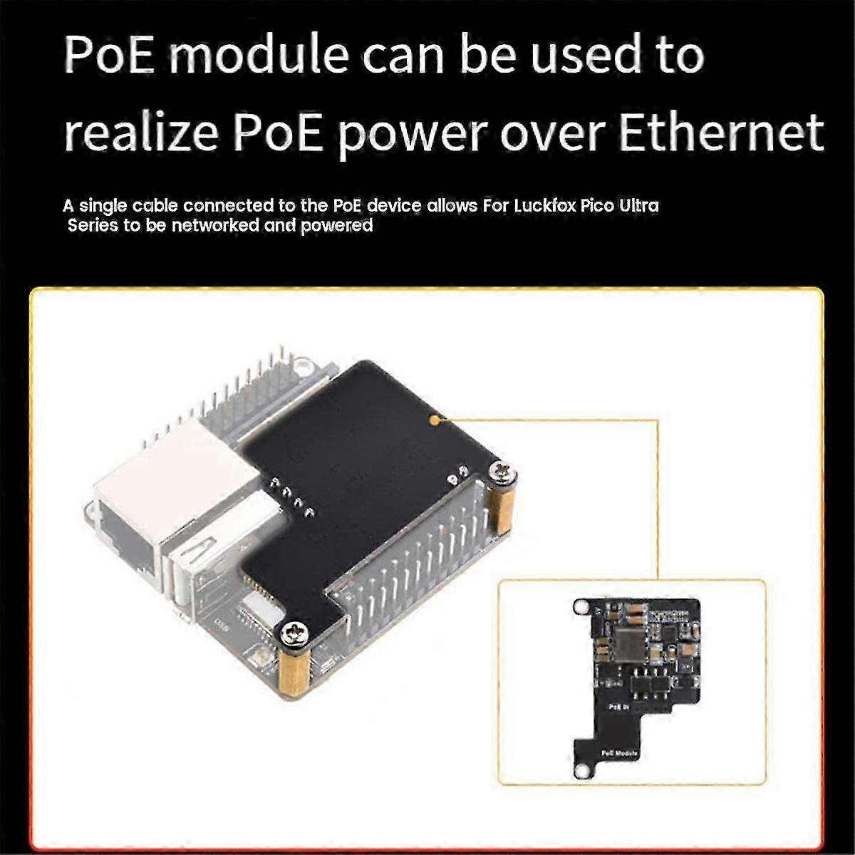 Für Pico Ultra Wifi Entwicklung Board + poe Modul Rv1106 Risc-v Linux Wifi6 + bt 5,2 8g Emmc Unterstützt poe Ethernet