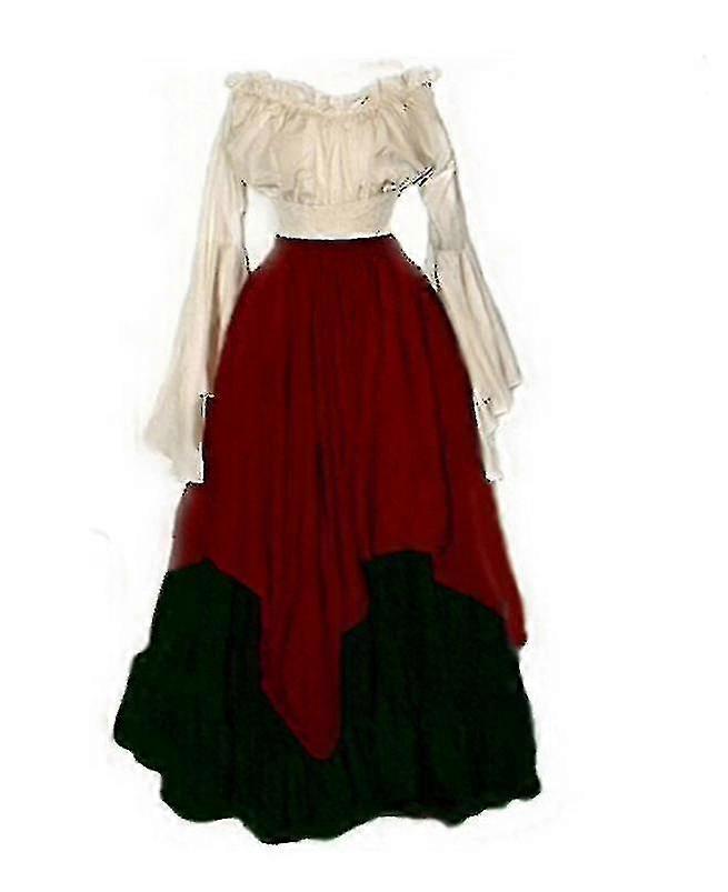 Rochie gotică renascentistă medievală cosplay rochie - stil retro romantic