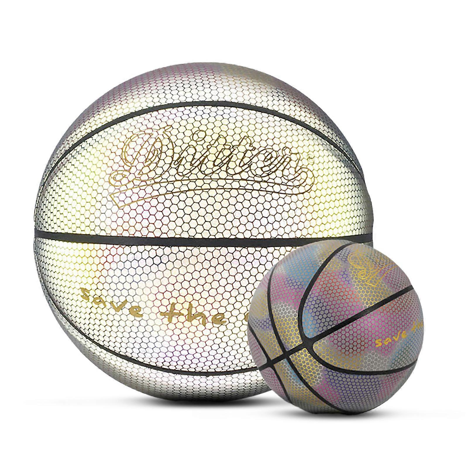 Kuangmi Glow in The Dark Basketball,Luminous Glowing Composite Leather