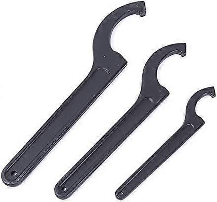 1x Adjustable hook wrench 45-52mm, hook wrench, universal wrench, used to fix or remove machine round nuts and water meter covers