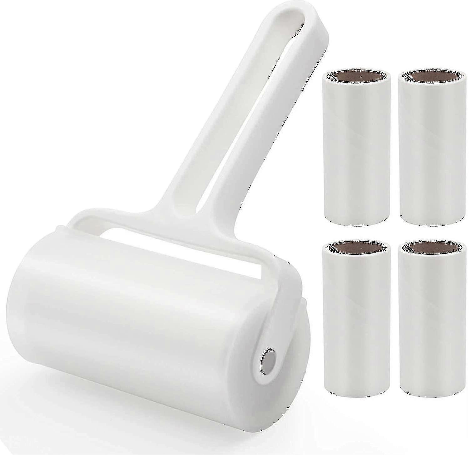 Lint rollers pre domáce vlasy Extra lepkavý, opakovane použiteľný pet lint roller s 5 náplňami