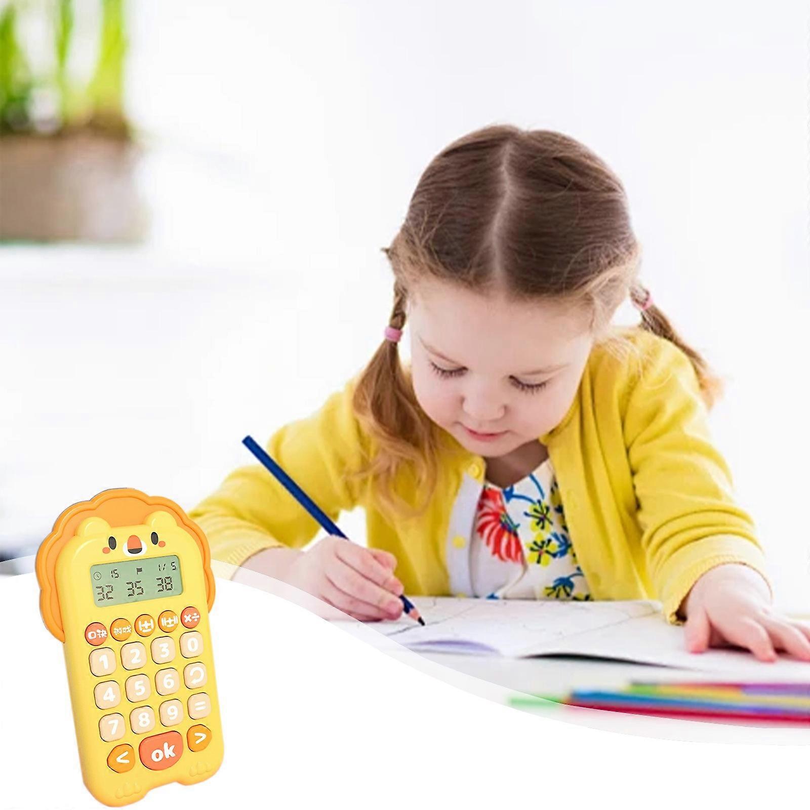Portable Intelligent Calculator Toy For Children Encourages Mathematical Skills With Interest Learning Activities Suitable For Kids Aged 3-6