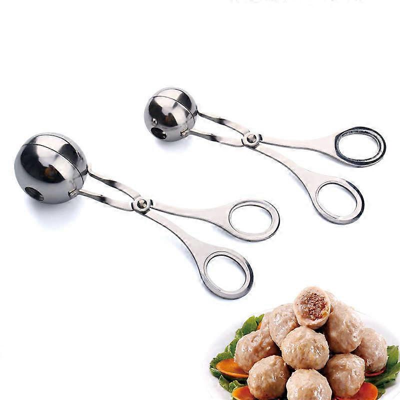 Stainless Steel Meat Baller Tongs Meatball Maker Kitchen Tool