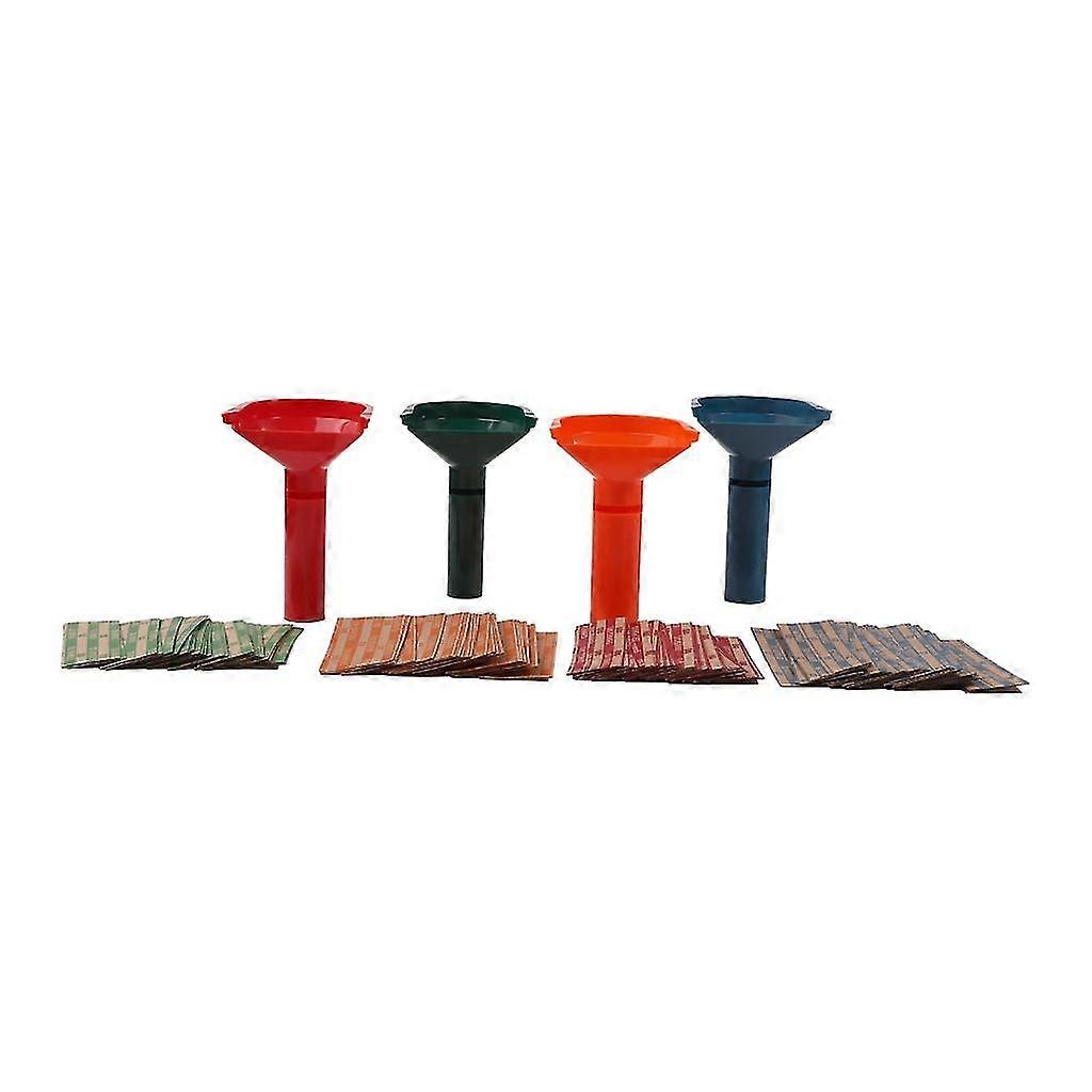 4-Piece Set Coin Counter & Coin Sorters Tubes Bundle of 4 Color for Home Decorations Durability Household Use