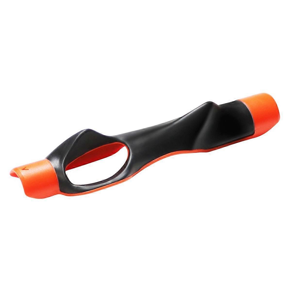 Golf Grip Training Aid Golf Club Handle for Swing Grip Trainer Left Practice Aid,Orange
