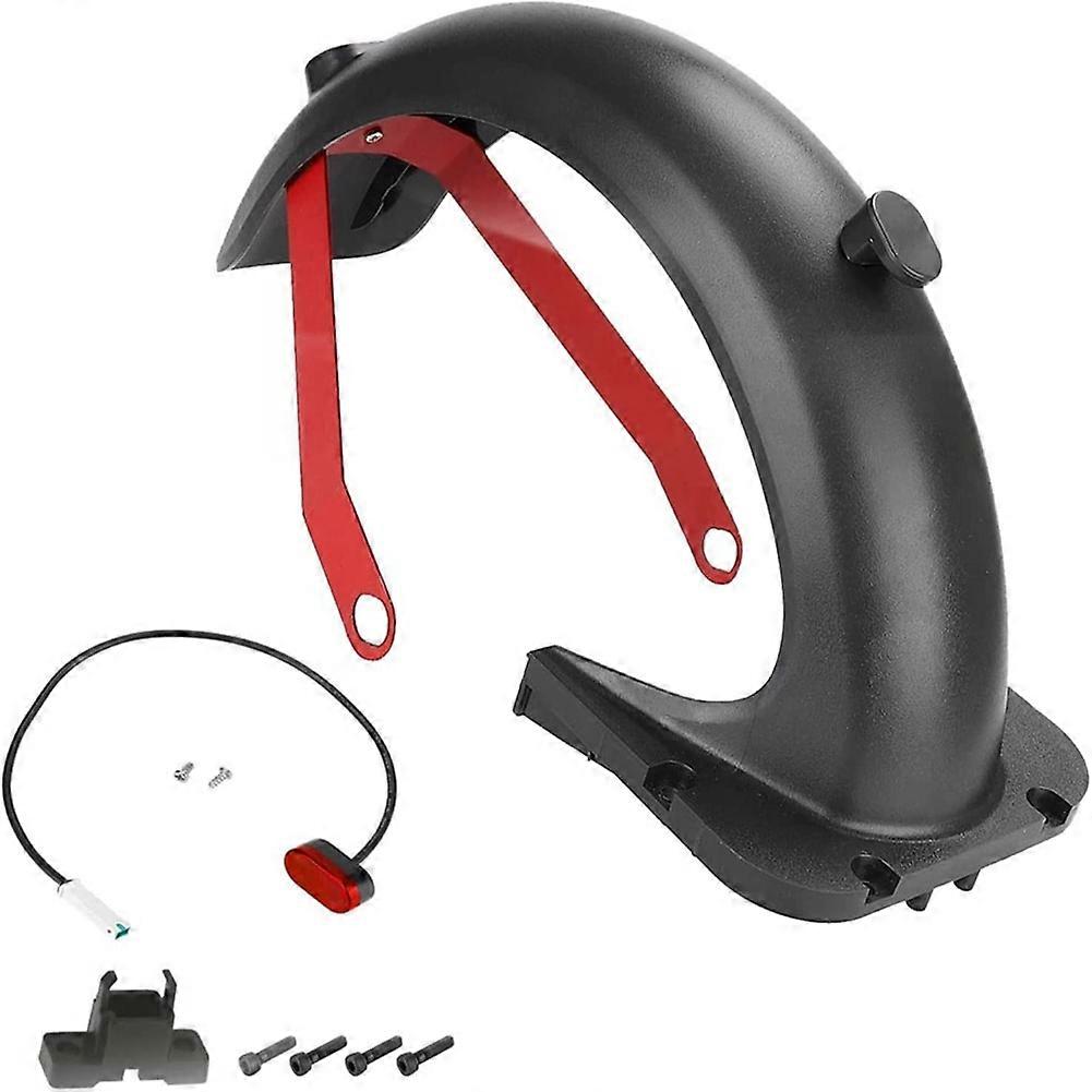 Rear Set for Max G30 Electric Scooter, Mudguard Support Red Bracket Replacement Kits