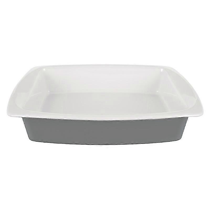 Serving Platter Cronos Grey 30 Cm Stoneware