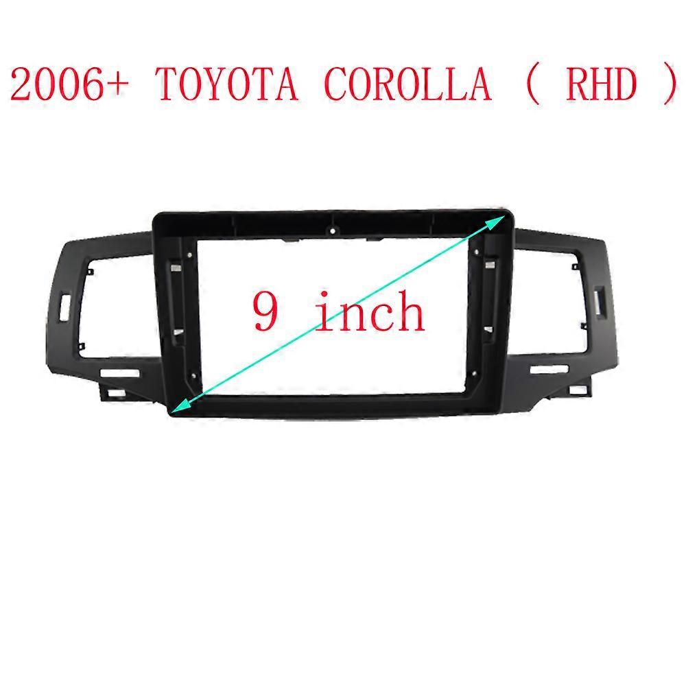 For Toyota Corolla G Alitis 9 E120 2002- 2006(9Inch)Car Radio Fascias Android MP5 Stereo Player 2 Din Head Unit Panel Dash Frame