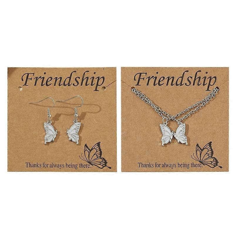 Personalità creativa Lega Farfalla a forma di farfalla Collane lunghe Orecchini