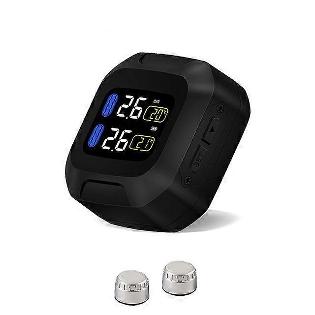 Wireless Motorcycle TPMS Tire Pressure Monitoring System Motor Tyre Alarm 2 Sensor Tools for BMW for Kawasaki