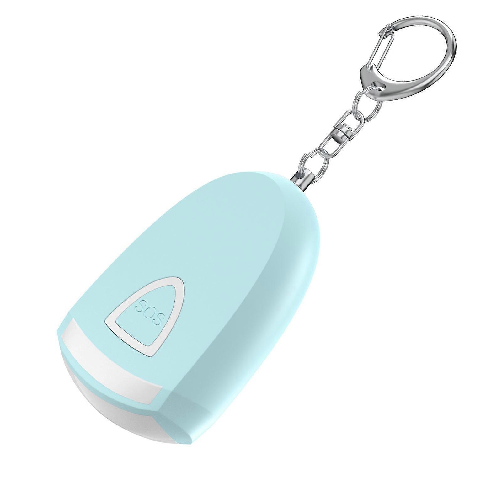 Personal Alarm 1 Pack 130 dB Siren and Strobe Light Flashlight Cute Keychain Decoration