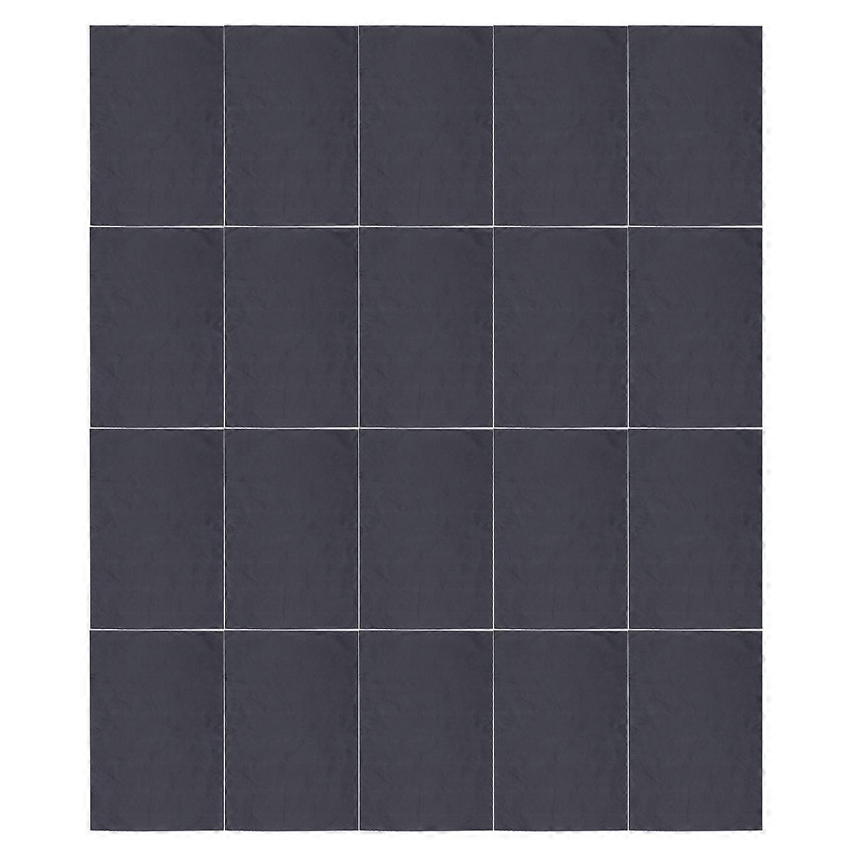 40pcs Wrapping Paper Sheets Solid Color Wrapper Packaging Paper for Flower Bouquet Gift (Black)