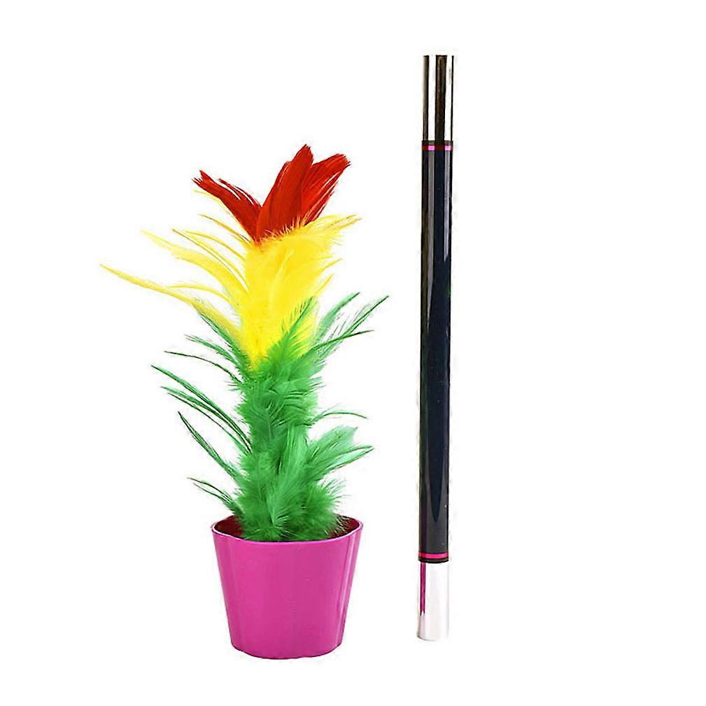 Magic Stick to Flower Easy Magic Trick Toys Show Performance Prop Funny Toys for Adults Kids