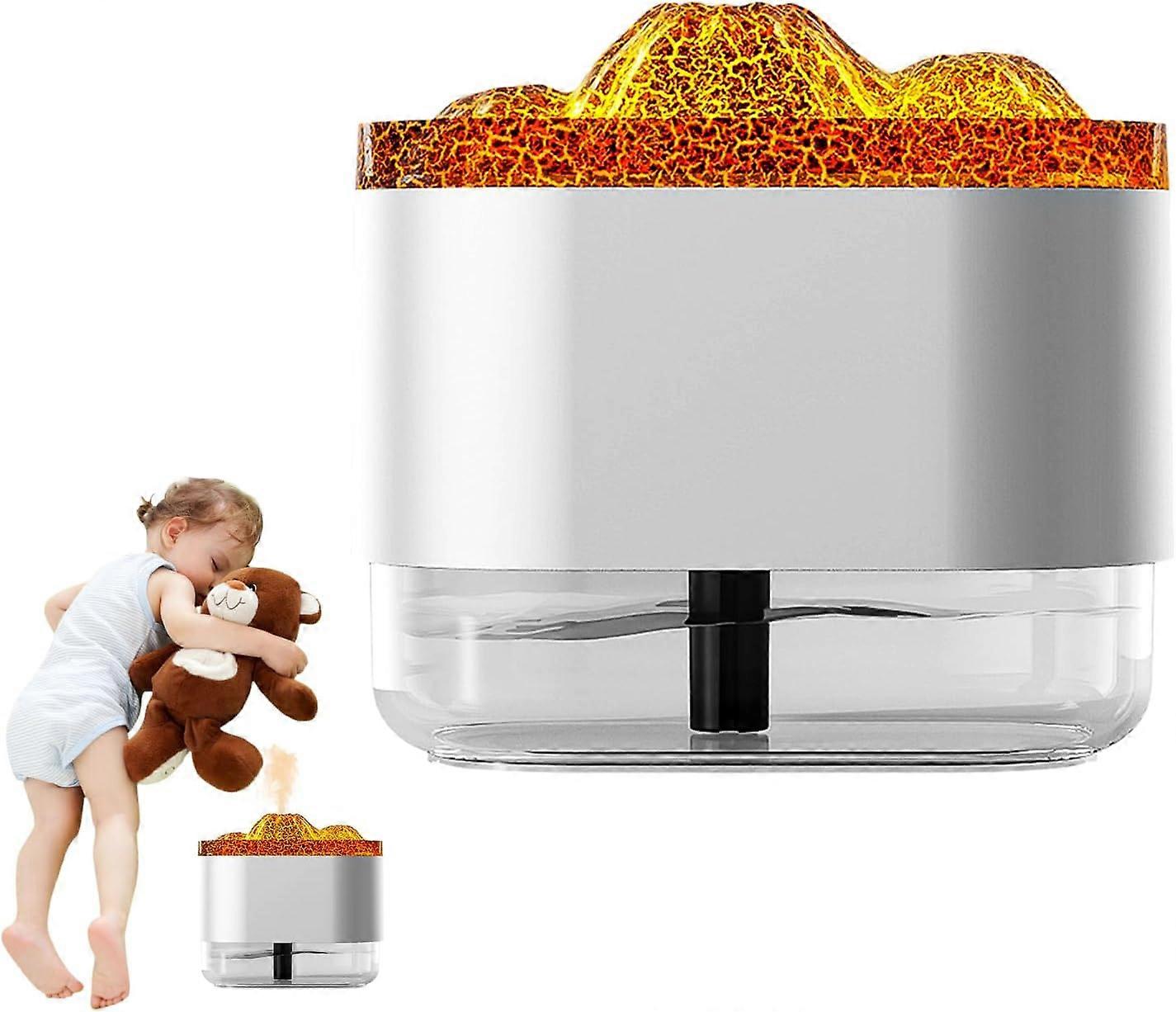 Humidifier,Portable Aroma Diffuser - Volcano Diffuser with LED Night Light