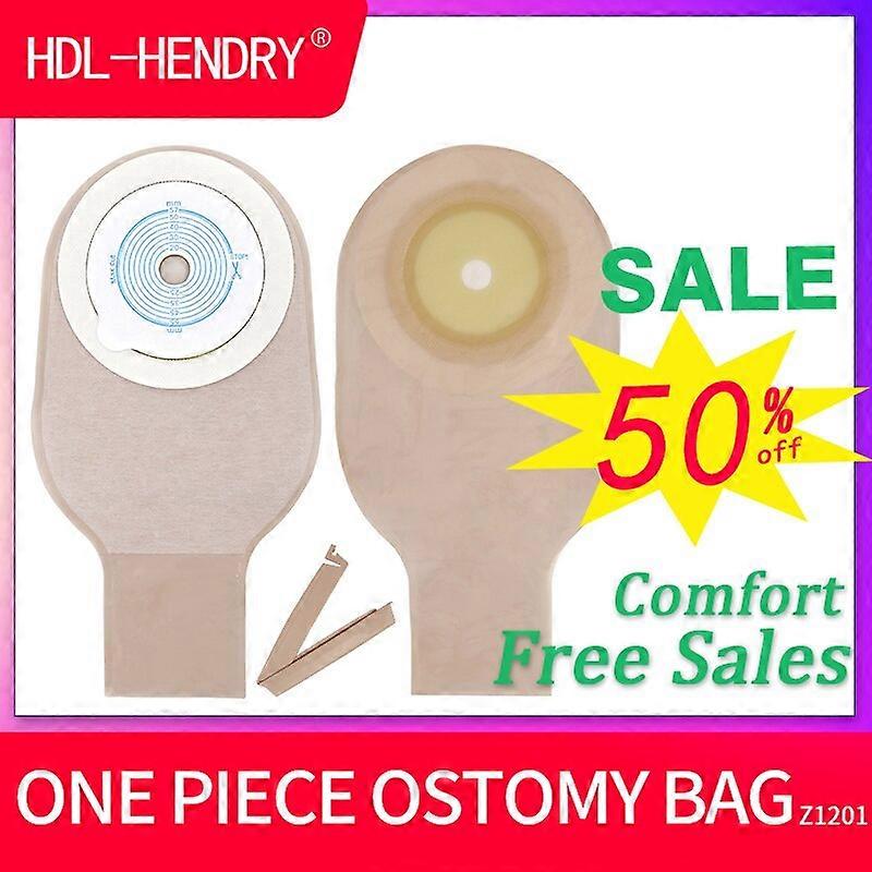 10 Pcs Ostomy Bags Drainable Colostomy Bags Double Layers Adhesive Anti-leak Stoma Pouch Bag with Clips Closure Size 30*14cm Lunch Boxes & Totes