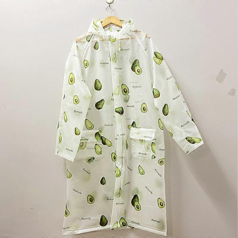 Pé impressão chuva Thickened Equitação moda de viagem EVA Pocket Poncho Chuva engrenagem capa de chuva capa de chuva transparente mulheres chuva poncho Roupas de chuva