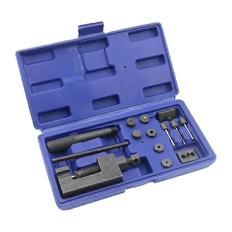 Motorcycle Chain Breaker Riveting Tool Chain Cutter Riveter Bike Chain Pin Press Handle For 415/420/428/520/525/530/630 Motorcycle Knee & Shin Guards