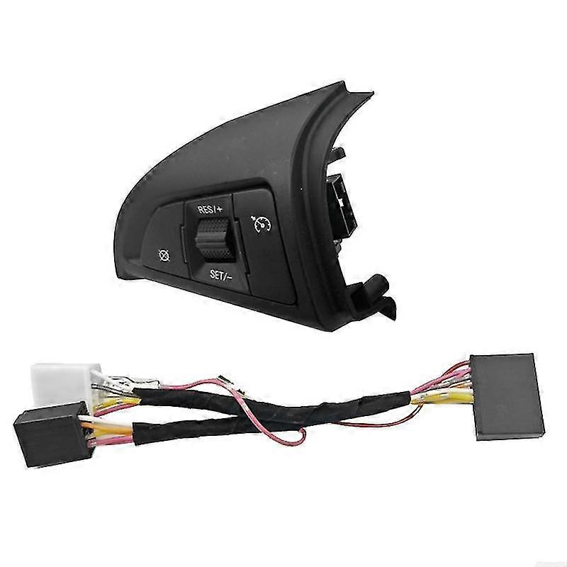 Car Speed Cruise Control Button with Harness 96892140 for 2009-2014 Multifunction Steering Wheel Switch