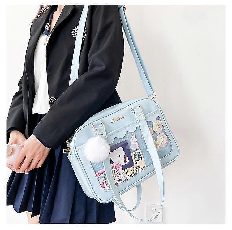 バッグ uou cute bag JAWSEU Kawaii Shopping Bag, Women's Backpack with Kawaii Pin