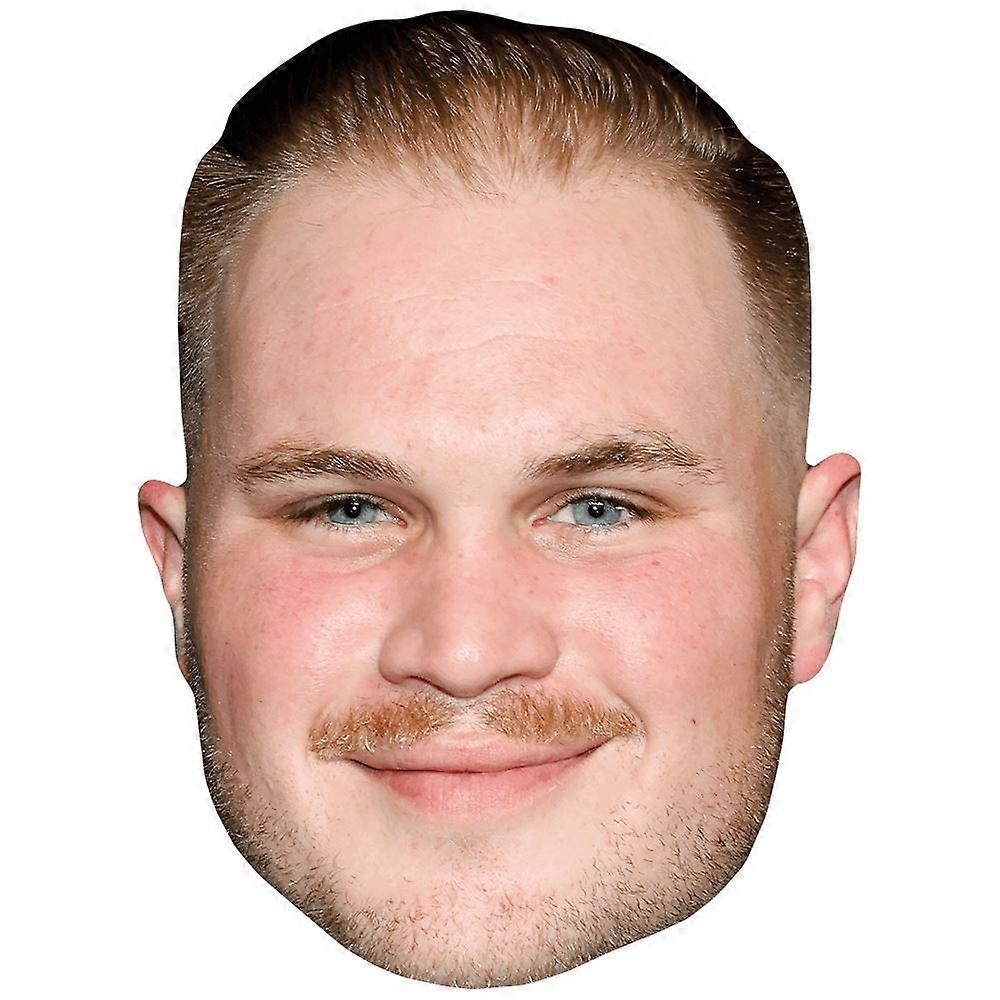 Zachary Bryan (Smile) Celebrity Mask, Flat Card Face